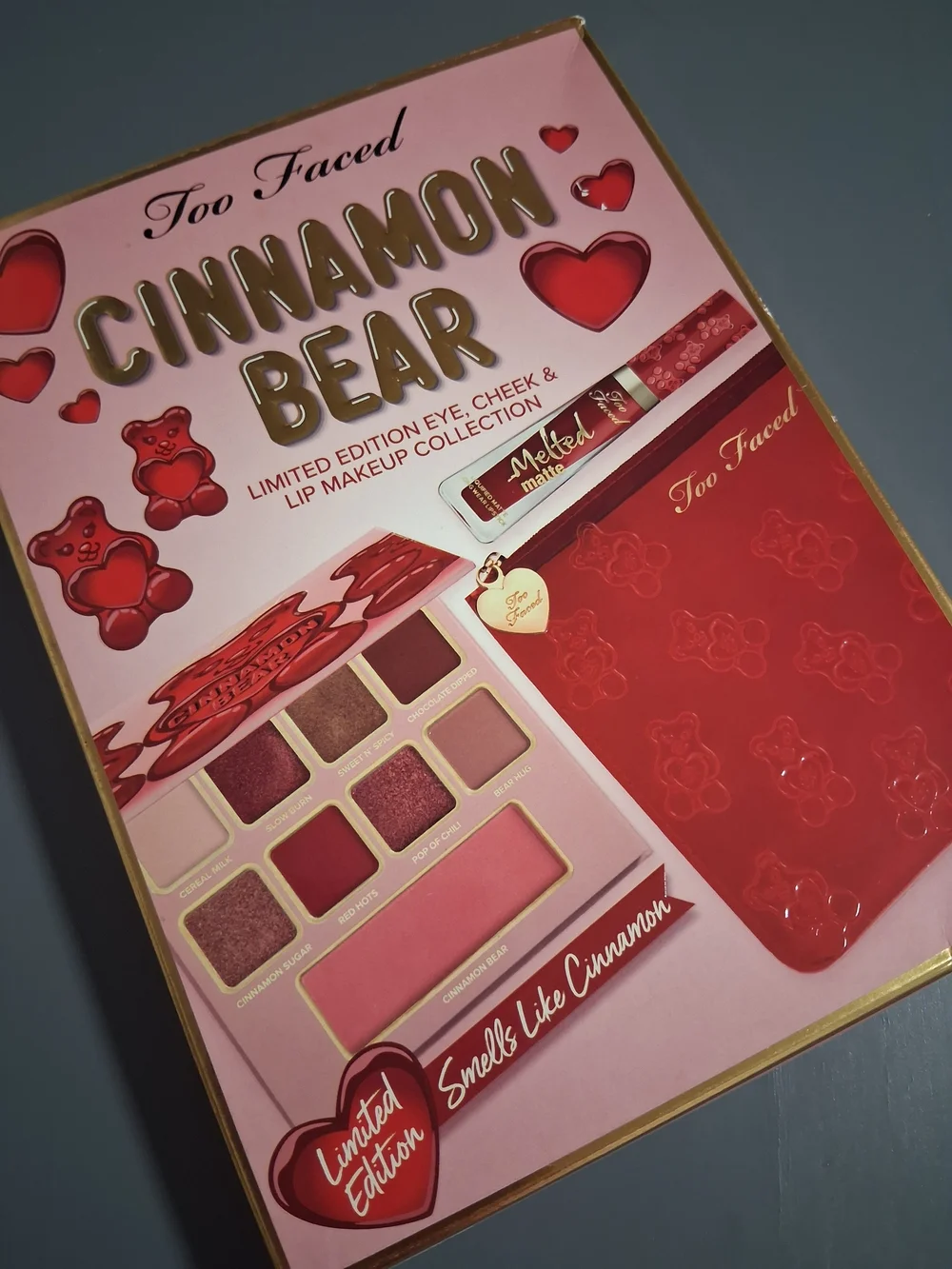 Too Faced Cinnamon Bear Eyeshadow Palette & Lip Set-LIMITED EDITION